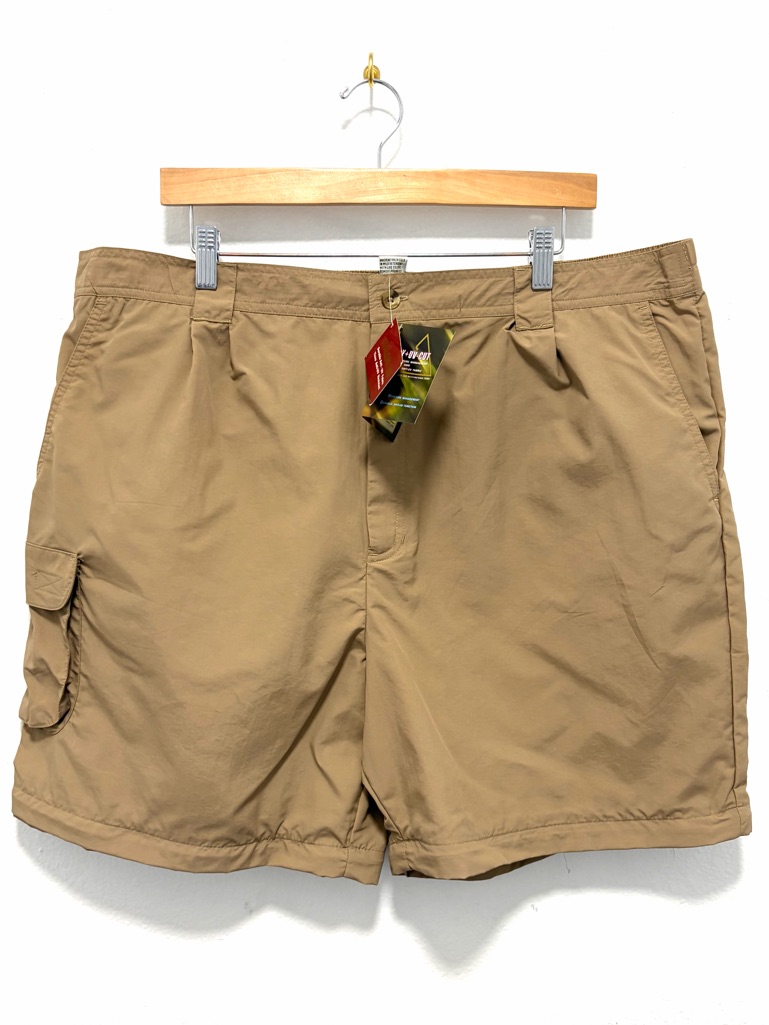 Campmor Vintage Khaki Tan Cargo Convertible Hiking Pans Shorts - Nwt - Xxl — image 2 of 8